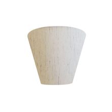 Arandela Retro Cone Vivare Md-2001 Cúpula Em Tecido 25-26x13cm - Bivolt Linho Bege 127-220v
