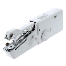 Máquina De Costura Portátil Mini Elétrica E A Pilha Para Jeans Seda E Pequenos Consertos