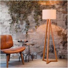 Luminaria Piso 1.6 Tripe Integra Finger Abajur Cupula Off White - Ofertamo