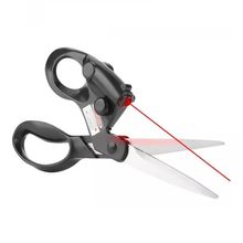 Tesoura Mira Guia Corte Laser Tecidos Patchwork Artesanato Papel Raio Precisao Multiuso Costura