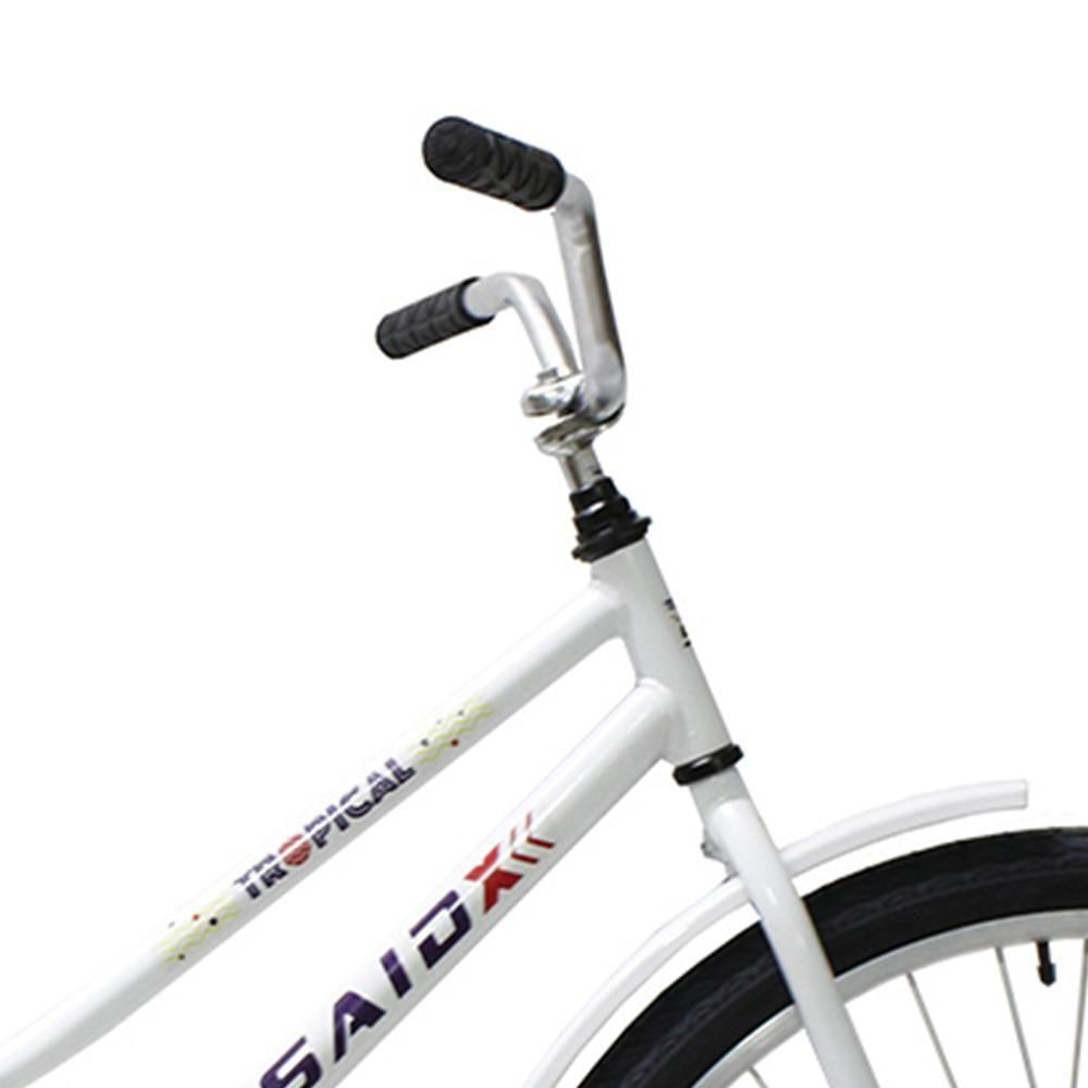 Bicicleta Aro 26 Tropical Feminina Freio De Pé Contra Pedal Branca ...