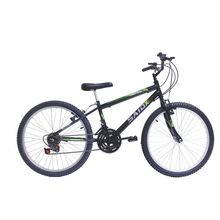 Bicicleta Aro 24 Masculina Infantil 18 Marchas Said-x Preto