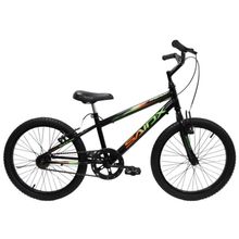 Bicicleta Aro 20 Bike Infantil Saidx Premium Feminina E Masculina Preto Verde Laranja