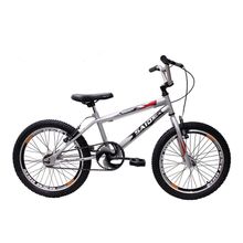 Bicicleta Aro 20 Bike Bmx Cross Freestyle Infantil Saidx Prata