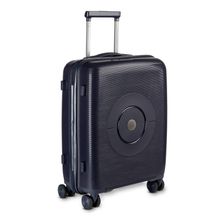 Mala De Viagem 40l Com Rodas 360°, Cadeado E Entrada Usb - Azul