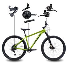 Bicicleta Aro 29 Absolute 21 Marchas Quadro Alumínio Freio A Disco Mtb - Verde - 15 Verde