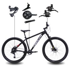 Bicicleta Aro 29 Absolute 21 Marchas Quadro Alumínio Freio A Disco Mtb - Preto - 19 Preto