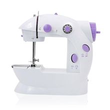 Mini Máquina De Costura Reta Portátil Bivolt Doméstica Compacta