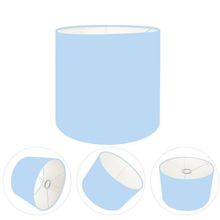 Cúpula Abajur Cilíndrica Cp-7010 ø25x25cm Azul Bebê