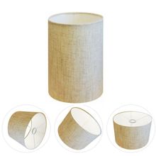 Cúpula Abajur Cilíndrica Cp-7006 ø18x25cm Rustico Bege