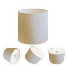 Cúpula Abajur E Luminária Cilíndrica Vivare Cp-7009 ø25x20cm - Bocal Nacional Linho Bege