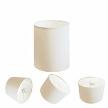 Cúpula Abajur E Luminária Cilíndrica Vivare Cp-7001 ø13x15cm - Bocal Nacional Branco