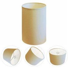 Cúpula Abajur E Luminária Cilíndrica Vivare Cp-7002 ø13x30cm - Bocal Nacional Amarelo