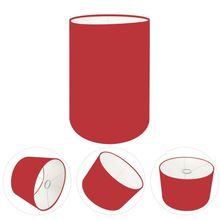 Cúpula Abajur E Luminária Cilíndrica Vivare Cp-7006 ø18x25cm - Bocal Nacional Bordo