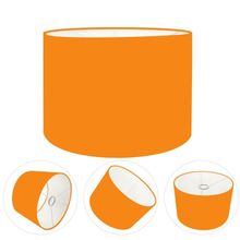 Cúpula Abajur Cilíndrica Cp-7018 ø40x25cm Laranja