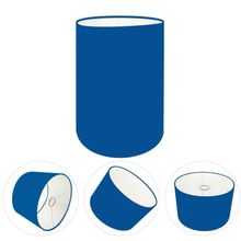 Cúpula Abajur E Luminária Cilíndrica Vivare Cp-7004 ø15x25cm - Bocal Nacional Azul-marinho