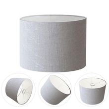 Cúpula Abajur Cilíndrica Cp-7019 ø40x30cm Rustico Cinza