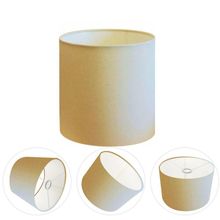 Cúpula Abajur Cilíndrica Cp-7007 ø20x22cm Algodão Crú