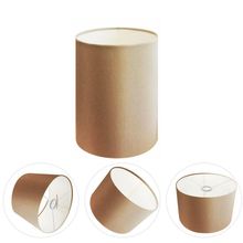 Cúpula Abajur Cilíndrica Cp-7004 ø15x25cm Palha