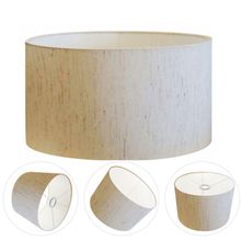 Cúpula Abajur Cilíndrica Cp-7024 ø50x25cm Linho Bege