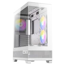 Gabinete Gamer Antec Cx700 Rgb Elite White Lateral Vidro Temperado 4mm Atx-micro-atx-itx 6 Fans 1