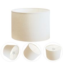 Cúpula Abajur E Luminária Cilíndrica Vivare Cp-7017 ø40x21cm - Bocal Nacional Branco