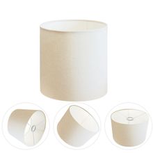 Cúpula Abajur E Luminária Cilíndrica Vivare Cp-7007 ø20x22cm - Bocal Nacional Branco