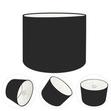 Cúpula Abajur Cilíndrica Cp-7016 ø35x30cm Preto