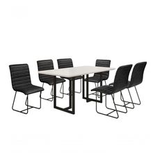 Conjunto De Jantar Itália Com 6 Cadeiras Base Goiás Bm Tubulares Off White-courissimo 134