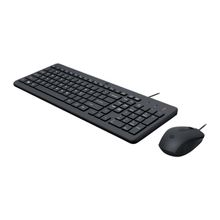 Combo Teclado E Mouse Com Fio Hp150 Usb Classic Preto