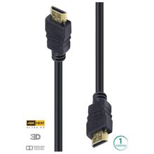 Cabo Hdmi 2.0 4k Ultra Hd 3d Conexao Ethernet 1 Metro - H20-1