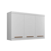 Armário Aéreo Talismã 3 Portas Arte Móveis Branco