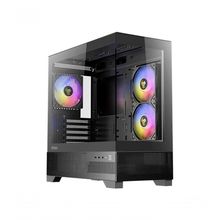 Gabinete Gamer Antec Cx500m Rgb Elite Lateral De Vidro Temp De 4 Mm Micro-atx-itx 3 Fans 120mm
