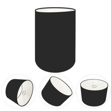 Cúpula Abajur Cilíndrica Cp-7006 ø18x25cm Preto