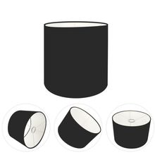 Cúpula Abajur Cilíndrica Cp-7005 ø18x18cm Preto