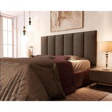 Cabeceira Queen 158 - Bello Box - Milão Suede Marrom