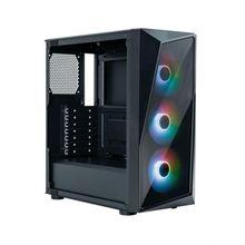 Gabinete Cooler Master Cmp 520 Lateral De Vidro - 3 Fans Led Argb- Preto - Cp520-kgnn-s00