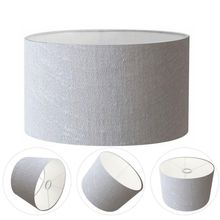 Cúpula Abajur Cilíndrica Cp-7025 ø50x30cm Rustico Cinza