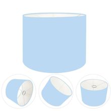 Cúpula Abajur Cilíndrica Cp-7013 ø30x30cm Azul Bebê