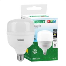 Kit 3 Lâmpadas High Led Tkl 40w Taschibra E27 Bivolt 6500k Frio