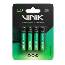 Pilha Recarregável Aa C-4 - 2200mah 1.2v - Vp2ab4r