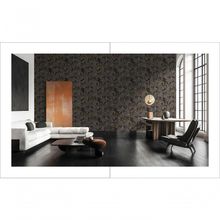 Papel De Parede Brut Geométrico Texturizado Preto Bt2021401