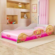 Cama Juvenil Carruagem Princesa MDF Design Realista