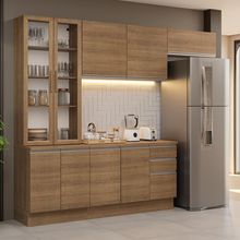 Armário De Cozinha Completa 270cm Rustic Glamy Madesa 16