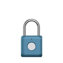 Cadeado Inteligente Com Impressão Digital Azul