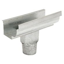 Bocal Para Calha Moldura Corte 33 - Leste Calhas Calha Moldura C-33 Com Bocal Calha Frontal