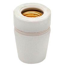 Soquete Em Porcelana Para Tempo E27 - 8888 - Brasfort Soquete P-tempo Porcelana E27 Brasfort 8888