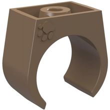 Abraçadeira Pvc Para Tubo Soldável 25mm - 22051253 - Tigre Abracadeira De Encaixe Para Tubo Pvc Marrom 25mm