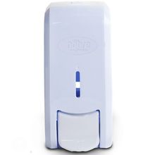 Dispenser De Sabonete Líquido Ou álcool Em Gel Branco New Classic Com Reservatório - 40576 - Nobre
