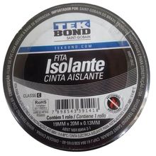 Fita Isolante 19mm X 20 Metros 0,13mm - 21131001920 - Tekbond